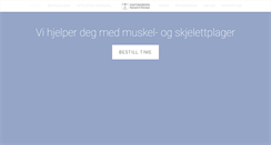 Desktop Screenshot of doktorgaarden-naprapatklinikk.no